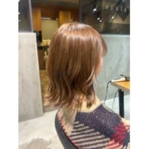 ベージュカラー【acala吉祥寺/髪質改善/縮毛矯正】