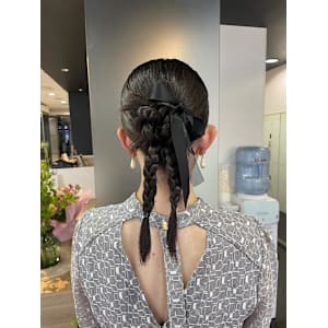 ［風花］お呼ばれヘア タイトカチモリヘア