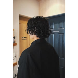 スパイラルパーマ／ミディアムパーマ／平塚美容室