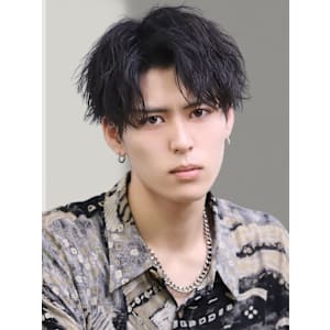 ツイストスパイラルパーマ/黒髪/メンズ/パーマ/新宿