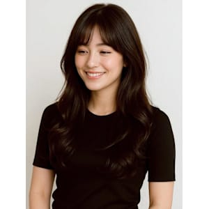 くびれレイヤー ダークブラウン 似合わせカット