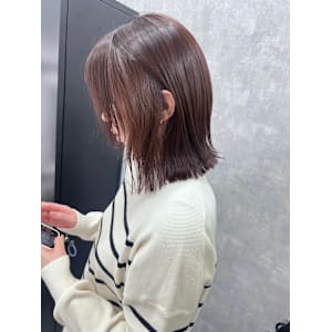 髪質改善/縮毛矯正/酸性ストレート/くびれヘア/モカブラウン