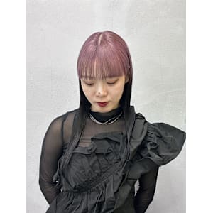 Pink×ブラック ルーツカラー