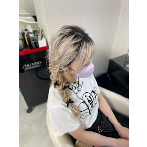 お呼ばれヘア♪ 編み下ろしスタイル