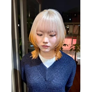 ルーツカラー　デザインカラー　ハイトーン　表参道/原宿 - Null 表参道本店 デザインカラー/ダブルカラー【ヌル】掲載中