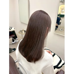 ブラウングレージュカラー髪質改善トリートメント/札幌駅
