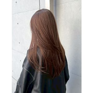 アッシュブラウンカラー＆大人レイヤーカット/札幌駅