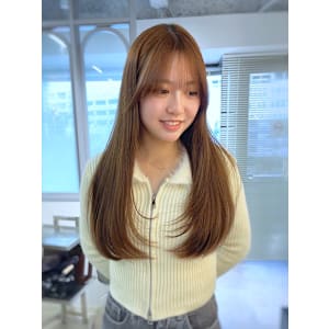 ハニーベージュレイヤーカット/イルミナカラー/大通個室サロン