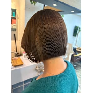 ハッシュカットタッセルボブ/札幌駅髪質改善サロン