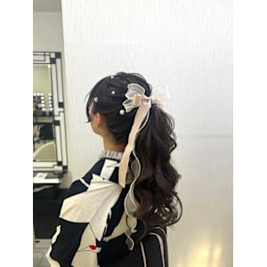 卒業式スタイル♪デザインポニーテール