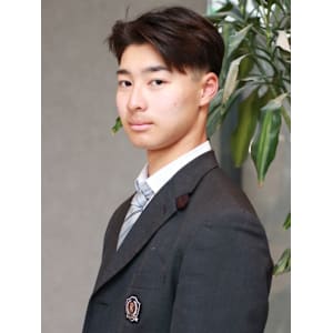 アップバング ツーブロック メンズショート ビジネス 30代