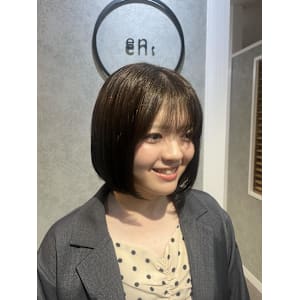 ♪乾かすだけでまとまるボブヘア