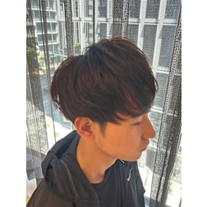 ソフト刈り上げマッシュ