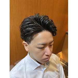 銀座　理容室　ナチュラルパーマ