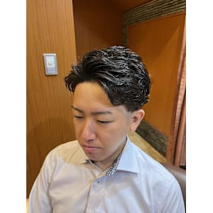 銀座　理容室　ナチュラルパーマ