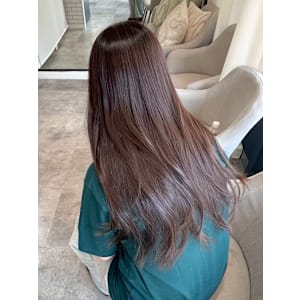 透けるグレージュカラーイルミナカラー/大通駅個室サロン