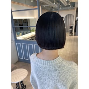 ストレート大人可愛いアゴ下ラインボブ赤羽埼京線