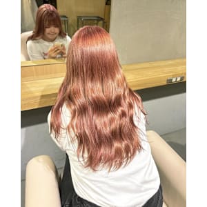 ピンク髪×ツヤUPトリートメント