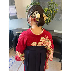 袴着付け×ヘアセット