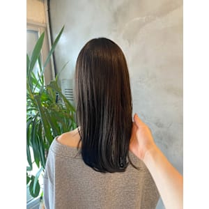 カラー/髪質改善/アッシュブラウン/透明感/透明感カラー