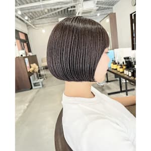 シンプルボブ＊丸みショート