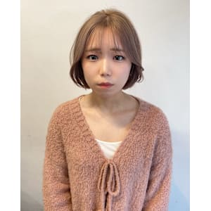 大人気ハイトーンくびれボブ！