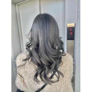 シルバーグレージュ/ブリーチなしダブルカラー