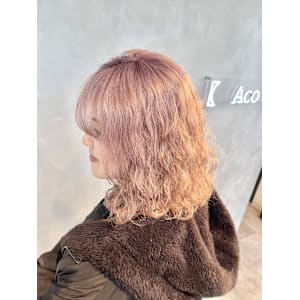 薄めミルクティーベージュ/ベージュ/ハイトーン