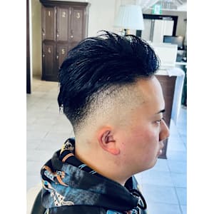 【30代男性】ロンドンブルーバックフェード（大宮/バーバー）