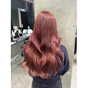 miu＆有野ひかり ブリーチありカシスオレンジカラー - miu by KENJE【ミューバイケンジ】掲載中