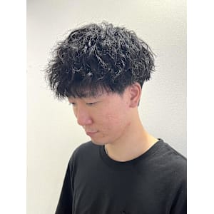 【平山明樹】縦落ちスパイラルパーマ