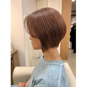 【老沼】イメチェン/ホワイトブロンド/外ハネボブ/美髪