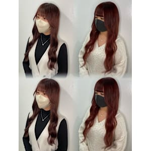 レッド系ロング特集