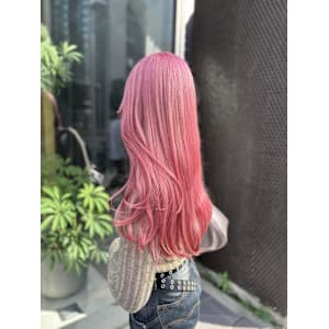 春夏おすすめブリーチ2回ペールピンク