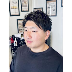 【20代 男性】ロンドンツーブロック（大宮/バーバー）