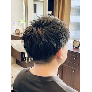 【20代 男性】ロンドンツーブロック（大宮/バーバー）