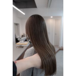 髪質改善グレージュロング