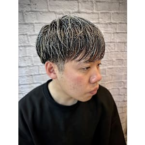 メッシュ×テーパードフェード【新宿/バーバー/理容室】