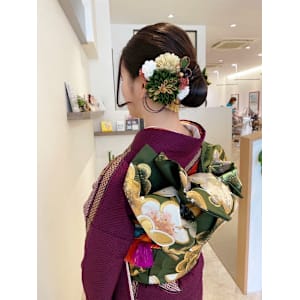 ◇和装タイトシニョン◇