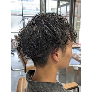 【SHIANみなと】メンズゆるめパーマ