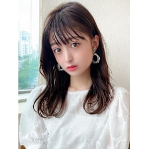 後れ毛が可愛い顔周りハイレイヤーロングチェリーブラウン - AFLOAT/L 錦糸町【アフロートエル】【アフロートエル キンシチョウ】掲載中