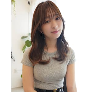 ワンカールでも、巻きでも簡単可愛く！王道ブラウンカラー