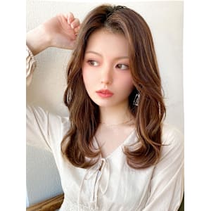 後れ毛が可愛い顔周りハイレイヤーロングチェリーブラウン - AFLOAT/L 錦糸町【アフロートエル】【アフロートエル キンシチョウ】掲載中