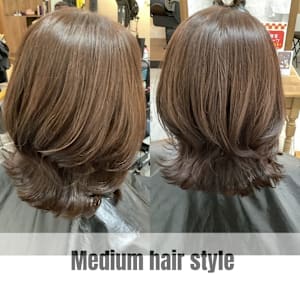 Customer Style 外ハネアレンジ