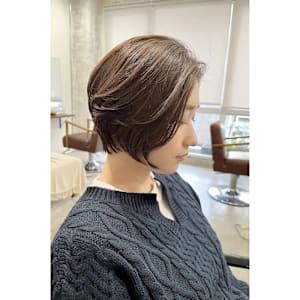ショートボブ＊大人レイヤー