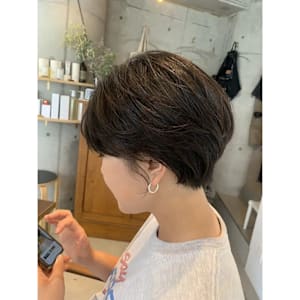 ふんわり丸みショート◎20代30代40代