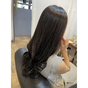 ＊うる艶髪＊ビターショコラ_つやつやロング×ソフトグレージュ