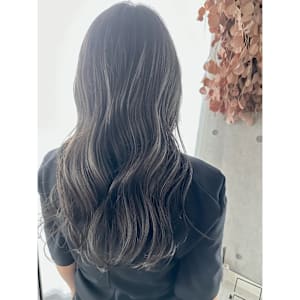 ハイライト×グレージュ