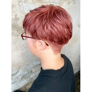 【Flor_上大岡】*メンズショート+ピンクベージュ*