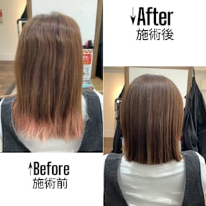 Customer Style 縮毛矯正&カラー